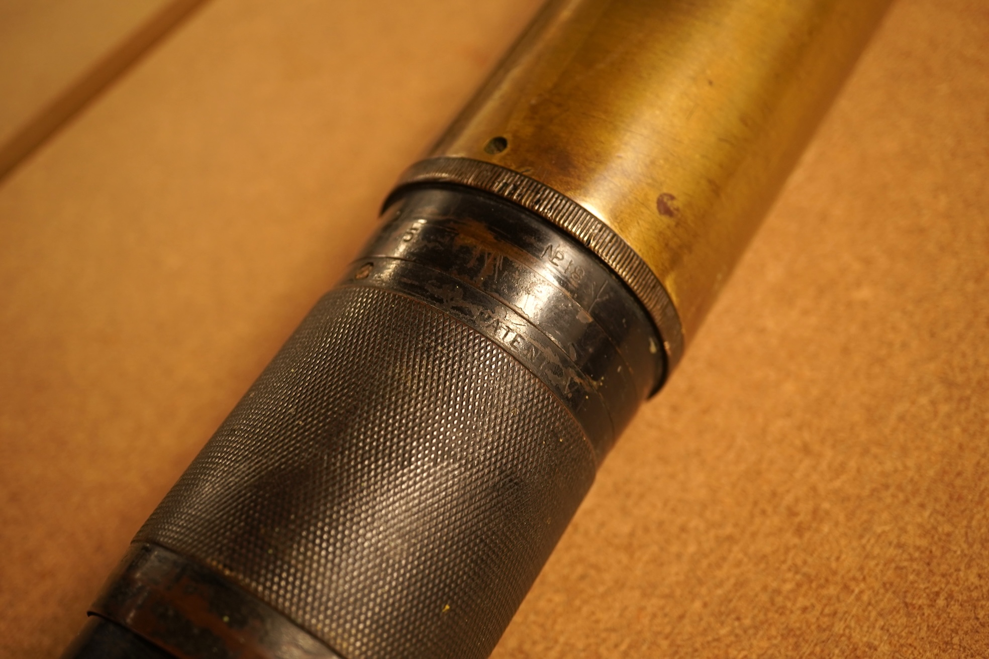 An Ottoway & Co brass telescope